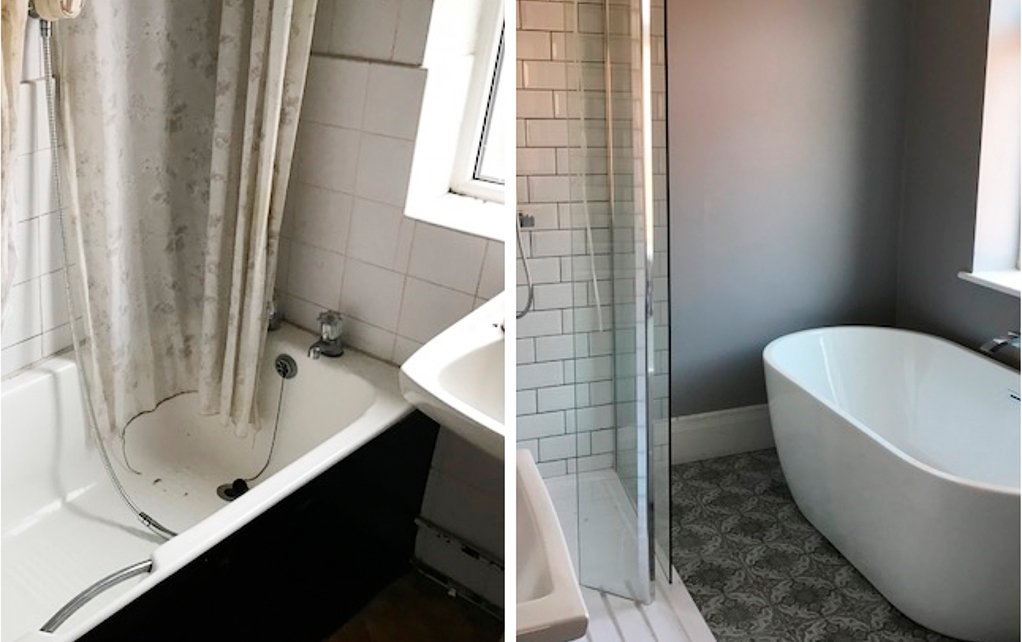 Vanity & Tile Upgrade Example